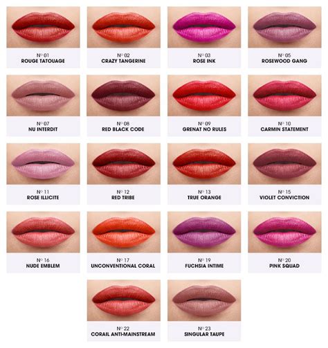 tatouage ysl swatches|YSL Tatouage Couture Liquid Matte Lip Stain.